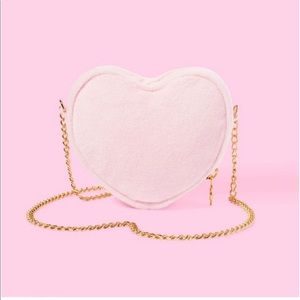 NWT Stoney Clover Lane x Target Light Pink - Terry Cloth Heart Crossbody Bag